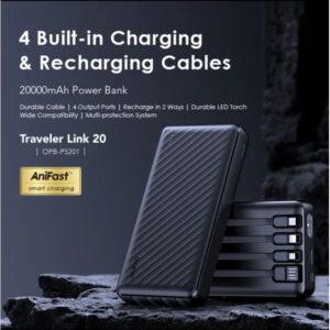 2 <ul> <li>Très grande capacité 20000mAh</li> <li>Charge Rapide 12w</li> <li>4 sortie, 3 entrée</li> <li>Protection de charge</li> <li>peut recharger complètement un iPh XS près de 5 fois</li> <li>Torche 110 heure</li> </ul>