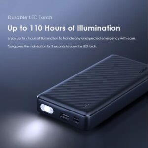 5 <ul> <li>Très grande capacité 20000mAh</li> <li>Charge Rapide 12w</li> <li>4 sortie, 3 entrée</li> <li>Protection de charge</li> <li>peut recharger complètement un iPh XS près de 5 fois</li> <li>Torche 110 heure</li> </ul>