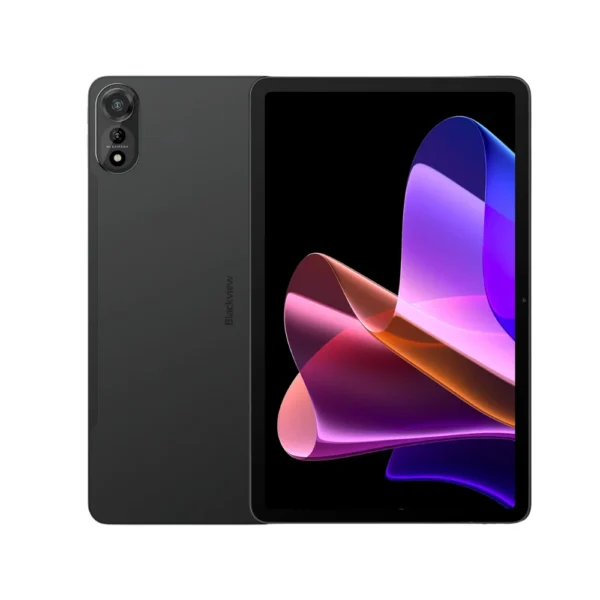 TABLET BLACKVIEW MEGA 2 <table class="table-auto w-full font-light"> <thead> <tr> <th class="pt-5 pb-2 text-left text-lg font-light uppercase tracking-widest" colspan="2">Système</th> </tr> </thead> <tbody> <tr class="odd:bg-neutral-100 odd:dark:bg-neutral-800"> <td class="px-2 py-1 md:w-1/3">Système d'exploitation</td> <td class="px-2 py-1">Android 15</td> </tr> </tbody> <thead> <tr> <th class="pt-5 pb-2 text-left text-lg font-light uppercase tracking-widest" colspan="2">Performances</th> </tr> </thead> <tbody> <tr class="odd:bg-neutral-100 odd:dark:bg-neutral-800"> <td class="px-2 py-1 md:w-1/3">Système sur une puce (SoC)</td> <td class="px-2 py-1">Unisoc T615</td> </tr> <tr class="odd:bg-neutral-100 odd:dark:bg-neutral-800"> <td class="px-2 py-1 md:w-1/3">Finesse de gravure</td> <td class="px-2 py-1">12 nm</td> </tr> <tr class="odd:bg-neutral-100 odd:dark:bg-neutral-800"> <td class="px-2 py-1 md:w-1/3">Nombre total de coeurs</td> <td class="px-2 py-1">8</td> </tr> <tr class="odd:bg-neutral-100 odd:dark:bg-neutral-800"> <td class="px-2 py-1 md:w-1/3">Microarchitecture</td> <td class="px-2 py-1">2x1.8 GHz / 6x1.6 GHz</td> </tr> <tr class="odd:bg-neutral-100 odd:dark:bg-neutral-800"> <td class="px-2 py-1 md:w-1/3">Processeur graphique (GPU)</td> <td class="px-2 py-1">ARM Mali G57</td> </tr> </tbody> <thead> <tr> <th class="pt-5 pb-2 text-left text-lg font-light uppercase tracking-widest" colspan="2">Mémoire & Stockage</th> </tr> </thead> <tbody> <tr class="odd:bg-neutral-100 odd:dark:bg-neutral-800"> <td class="px-2 py-1 md:w-1/3">Capacités de mémoire vive disponibles</td> <td class="px-2 py-1">8 Go, 12 Go</td> </tr> <tr class="odd:bg-neutral-100 odd:dark:bg-neutral-800"> <td class="px-2 py-1 md:w-1/3">Capacités de stockage disponibles</td> <td class="px-2 py-1">256 Go</td> </tr> <tr class="odd:bg-neutral-100 odd:dark:bg-neutral-800"> <td class="px-2 py-1 md:w-1/3">Type de stockage</td> <td class="px-2 py-1">UFS 2.2</td> </tr> <tr class="odd:bg-neutral-100 odd:dark:bg-neutral-800"> <td class="px-2 py-1 md:w-1/3">Support cartes mémoire</td> <td class="px-2 py-1">Oui</td> </tr> <tr class="odd:bg-neutral-100 odd:dark:bg-neutral-800"> <td class="px-2 py-1 md:w-1/3">Type de cartes supportées</td> <td class="px-2 py-1">microSD</td> </tr> <tr class="odd:bg-neutral-100 odd:dark:bg-neutral-800"> <td class="px-2 py-1 md:w-1/3">Capacité maximale carte mémoire</td> <td class="px-2 py-1">2 To</td> </tr> </tbody> <thead> <tr> <th class="pt-5 pb-2 text-left text-lg font-light uppercase tracking-widest" colspan="2">Design</th> </tr> </thead> <tbody> <tr class="odd:bg-neutral-100 odd:dark:bg-neutral-800"> <td class="px-2 py-1 md:w-1/3">Longueur</td> <td class="px-2 py-1">281.7 mm</td> </tr> <tr class="odd:bg-neutral-100 odd:dark:bg-neutral-800"> <td class="px-2 py-1 md:w-1/3">Largeur</td> <td class="px-2 py-1">177.2 mm</td> </tr> <tr class="odd:bg-neutral-100 odd:dark:bg-neutral-800"> <td class="px-2 py-1 md:w-1/3">Épaisseur</td> <td class="px-2 py-1">8 mm</td> </tr> <tr class="odd:bg-neutral-100 odd:dark:bg-neutral-800"> <td class="px-2 py-1 md:w-1/3">Poids</td> <td class="px-2 py-1">615 g</td> </tr> <tr class="odd:bg-neutral-100 odd:dark:bg-neutral-800"> <td class="px-2 py-1 md:w-1/3">Couleurs disponibles</td> <td class="px-2 py-1">Gris, Bleu, Vert</td> </tr> <tr class="odd:bg-neutral-100 odd:dark:bg-neutral-800"> <td class="px-2 py-1 md:w-1/3">Stylet</td> <td class="px-2 py-1">Intégré</td> </tr> </tbody> <thead> <tr> <th class="pt-5 pb-2 text-left text-lg font-light uppercase tracking-widest" colspan="2">Écran</th> </tr> </thead> <tbody> <tr class="odd:bg-neutral-100 odd:dark:bg-neutral-800"> <td class="px-2 py-1 md:w-1/3">Téléphone pliant</td> <td class="px-2 py-1">Non</td> </tr> <tr class="odd:bg-neutral-100 odd:dark:bg-neutral-800"> <td class="px-2 py-1 md:w-1/3">Taille de l'écran</td> <td class="px-2 py-1">12 "</td> </tr> <tr class="odd:bg-neutral-100 odd:dark:bg-neutral-800"> <td class="px-2 py-1 md:w-1/3">Technologie de l'écran</td> <td class="px-2 py-1">IPS</td> </tr> <tr class="odd:bg-neutral-100 odd:dark:bg-neutral-800"> <td class="px-2 py-1 md:w-1/3">Ratio</td> <td class="px-2 py-1">16:10</td> </tr> <tr class="odd:bg-neutral-100 odd:dark:bg-neutral-800"> <td class="px-2 py-1 md:w-1/3">Définition</td> <td class="px-2 py-1">2000 x 1200</td> </tr> <tr class="odd:bg-neutral-100 odd:dark:bg-neutral-800"> <td class="px-2 py-1 md:w-1/3">Fréquence de rafraîchissement</td> <td class="px-2 py-1">60 Hz</td> </tr> </tbody> <thead> <tr> <th class="pt-5 pb-2 text-left text-lg font-light uppercase tracking-widest" colspan="2">Photo – Module arrière principal</th> </tr> </thead> <tbody> <tr class="odd:bg-neutral-100 odd:dark:bg-neutral-800"> <td class="px-2 py-1 md:w-1/3">Type de module</td> <td class="px-2 py-1">Grand-angle</td> </tr> <tr class="odd:bg-neutral-100 odd:dark:bg-neutral-800"> <td class="px-2 py-1 md:w-1/3">Nombre de pixels</td> <td class="px-2 py-1">16 Mpx</td> </tr> <tr class="odd:bg-neutral-100 odd:dark:bg-neutral-800"> <td class="px-2 py-1 md:w-1/3">Flash</td> <td class="px-2 py-1">Oui</td> </tr> </tbody> <thead> <tr> <th class="pt-5 pb-2 text-left text-lg font-light uppercase tracking-widest" colspan="2">Photo – Module selfie</th> </tr> </thead> <tbody> <tr class="odd:bg-neutral-100 odd:dark:bg-neutral-800"> <td class="px-2 py-1 md:w-1/3">Module selfie</td> <td class="px-2 py-1">Oui</td> </tr> <tr class="odd:bg-neutral-100 odd:dark:bg-neutral-800"> <td class="px-2 py-1 md:w-1/3">Nombre de pixels</td> <td class="px-2 py-1">8 Mpx</td> </tr> </tbody> <thead> <tr> <th class="pt-5 pb-2 text-left text-lg font-light uppercase tracking-widest" colspan="2">Vidéo</th> </tr> </thead> <tbody> <tr class="odd:bg-neutral-100 odd:dark:bg-neutral-800"> <td class="px-2 py-1 md:w-1/3">Fréquences d'images 1080p FHD (i/s)</td> <td class="px-2 py-1">30</td> </tr> </tbody> <thead> <tr> <th class="pt-5 pb-2 text-left text-lg font-light uppercase tracking-widest" colspan="2">Fonctionnalités photo & vidéo</th> </tr> </thead> <tbody> <tr class="odd:bg-neutral-100 odd:dark:bg-neutral-800"> <td class="px-2 py-1 md:w-1/3">Photo</td> <td class="px-2 py-1">Mode portrait, Panorama, HDR</td> </tr> </tbody> <thead> <tr> <th class="pt-5 pb-2 text-left text-lg font-light uppercase tracking-widest" colspan="2">Batterie & Charge</th> </tr> </thead> <tbody> <tr class="odd:bg-neutral-100 odd:dark:bg-neutral-800"> <td class="px-2 py-1 md:w-1/3">Batterie amovible</td> <td class="px-2 py-1">Non</td> </tr> <tr class="odd:bg-neutral-100 odd:dark:bg-neutral-800"> <td class="px-2 py-1 md:w-1/3">Capacité de la batterie</td> <td class="px-2 py-1">9000 mAh</td> </tr> <tr class="odd:bg-neutral-100 odd:dark:bg-neutral-800"> <td class="px-2 py-1 md:w-1/3">Puissance de charge maximale filaire</td> <td class="px-2 py-1">18 W</td> </tr> <tr class="odd:bg-neutral-100 odd:dark:bg-neutral-800"> <td class="px-2 py-1 md:w-1/3">Charge sans fil</td> <td class="px-2 py-1">Non</td> </tr> </tbody> <thead> <tr> <th class="pt-5 pb-2 text-left text-lg font-light uppercase tracking-widest" colspan="2">Connectivité</th> </tr> </thead> <tbody> <tr class="odd:bg-neutral-100 odd:dark:bg-neutral-800"> <td class="px-2 py-1 md:w-1/3">Norme Wi-Fi</td> <td class="px-2 py-1">802.11a/b/g/n/ac (Wi-Fi 5)</td> </tr> <tr class="odd:bg-neutral-100 odd:dark:bg-neutral-800"> <td class="px-2 py-1 md:w-1/3">Norme Bluetooth</td> <td class="px-2 py-1">Bluetooth 5.0</td> </tr> <tr class="odd:bg-neutral-100 odd:dark:bg-neutral-800"> <td class="px-2 py-1 md:w-1/3">NFC</td> <td class="px-2 py-1">Non</td> </tr> <tr class="odd:bg-neutral-100 odd:dark:bg-neutral-800"> <td class="px-2 py-1 md:w-1/3">Positionnement par satellite (GNSS)</td> <td class="px-2 py-1">GPS, Galileo, GLONASS, Beidou-1</td> </tr> <tr class="odd:bg-neutral-100 odd:dark:bg-neutral-800"> <td class="px-2 py-1 md:w-1/3">Connexion filaire</td> <td class="px-2 py-1">USB Type-C</td> </tr> <tr class="odd:bg-neutral-100 odd:dark:bg-neutral-800"> <td class="px-2 py-1 md:w-1/3">Norme USB</td> <td class="px-2 py-1">USB 2.0</td> </tr> </tbody> <thead> <tr> <th class="pt-5 pb-2 text-left text-lg font-light uppercase tracking-widest" colspan="2">Version données mobiles</th> </tr> </thead> <tbody> <tr class="odd:bg-neutral-100 odd:dark:bg-neutral-800"> <td class="px-2 py-1 md:w-1/3">Double SIM</td> <td class="px-2 py-1">Oui</td> </tr> <tr class="odd:bg-neutral-100 odd:dark:bg-neutral-800"> <td class="px-2 py-1 md:w-1/3">SIM intégrée</td> <td class="px-2 py-1">Non</td> </tr> <tr class="odd:bg-neutral-100 odd:dark:bg-neutral-800"> <td class="px-2 py-1 md:w-1/3">Compatibilité réseau</td> <td class="px-2 py-1">3G, Edge, GPRS, 4G</td> </tr> <tr class="odd:bg-neutral-100 odd:dark:bg-neutral-800"> <td class="px-2 py-1 md:w-1/3">Indice DAS – Tête</td> <td class="px-2 py-1">1.669 W/kg</td> </tr> <tr class="odd:bg-neutral-100 odd:dark:bg-neutral-800"> <td class="px-2 py-1 md:w-1/3">Indice DAS – Corps</td> <td class="px-2 py-1">1.669 W/kg</td> </tr> <tr class="odd:bg-neutral-100 odd:dark:bg-neutral-800"> <td class="px-2 py-1 md:w-1/3">Indice DAS – Membres</td> <td class="px-2 py-1">1.669 W/kg</td> </tr> </tbody> <thead> <tr> <th class="pt-5 pb-2 text-left text-lg font-light uppercase tracking-widest" colspan="2">Son</th> </tr> </thead> <tbody> <tr class="odd:bg-neutral-100 odd:dark:bg-neutral-800"> <td class="px-2 py-1 md:w-1/3">Haut-parleurs stéréo</td> <td class="px-2 py-1">Oui</td> </tr> </tbody> <thead> <tr> <th class="pt-5 pb-2 text-left text-lg font-light uppercase tracking-widest" colspan="2">Capteurs & Sécurité</th> </tr> </thead> <tbody> <tr class="odd:bg-neutral-100 odd:dark:bg-neutral-800"> <td class="px-2 py-1 md:w-1/3">Déverrouillage</td> <td class="px-2 py-1">Empreintes, Reconnaissance faciale</td> </tr> <tr class="odd:bg-neutral-100 odd:dark:bg-neutral-800"> <td class="px-2 py-1 md:w-1/3">Capteurs</td> <td class="px-2 py-1">Accéléromètre, Proximité</td> </tr> </tbody> </table>