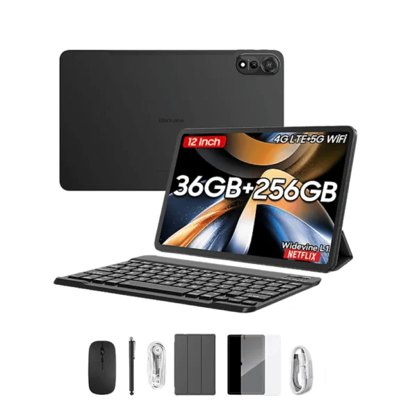 TABLET BLACKVIEW mega 2 <table class="table-auto w-full font-light"> <thead> <tr> <th class="pt-5 pb-2 text-left text-lg font-light uppercase tracking-widest" colspan="2">Système</th> </tr> </thead> <tbody> <tr class="odd:bg-neutral-100 odd:dark:bg-neutral-800"> <td class="px-2 py-1 md:w-1/3">Système d'exploitation</td> <td class="px-2 py-1">Android 15</td> </tr> </tbody> <thead> <tr> <th class="pt-5 pb-2 text-left text-lg font-light uppercase tracking-widest" colspan="2">Performances</th> </tr> </thead> <tbody> <tr class="odd:bg-neutral-100 odd:dark:bg-neutral-800"> <td class="px-2 py-1 md:w-1/3">Système sur une puce (SoC)</td> <td class="px-2 py-1">Unisoc T615</td> </tr> <tr class="odd:bg-neutral-100 odd:dark:bg-neutral-800"> <td class="px-2 py-1 md:w-1/3">Finesse de gravure</td> <td class="px-2 py-1">12 nm</td> </tr> <tr class="odd:bg-neutral-100 odd:dark:bg-neutral-800"> <td class="px-2 py-1 md:w-1/3">Nombre total de coeurs</td> <td class="px-2 py-1">8</td> </tr> <tr class="odd:bg-neutral-100 odd:dark:bg-neutral-800"> <td class="px-2 py-1 md:w-1/3">Microarchitecture</td> <td class="px-2 py-1">2x1.8 GHz / 6x1.6 GHz</td> </tr> <tr class="odd:bg-neutral-100 odd:dark:bg-neutral-800"> <td class="px-2 py-1 md:w-1/3">Processeur graphique (GPU)</td> <td class="px-2 py-1">ARM Mali G57</td> </tr> </tbody> <thead> <tr> <th class="pt-5 pb-2 text-left text-lg font-light uppercase tracking-widest" colspan="2">Mémoire & Stockage</th> </tr> </thead> <tbody> <tr class="odd:bg-neutral-100 odd:dark:bg-neutral-800"> <td class="px-2 py-1 md:w-1/3">Capacités de mémoire vive disponibles</td> <td class="px-2 py-1">8 Go, 12 Go</td> </tr> <tr class="odd:bg-neutral-100 odd:dark:bg-neutral-800"> <td class="px-2 py-1 md:w-1/3">Capacités de stockage disponibles</td> <td class="px-2 py-1">256 Go</td> </tr> <tr class="odd:bg-neutral-100 odd:dark:bg-neutral-800"> <td class="px-2 py-1 md:w-1/3">Type de stockage</td> <td class="px-2 py-1">UFS 2.2</td> </tr> <tr class="odd:bg-neutral-100 odd:dark:bg-neutral-800"> <td class="px-2 py-1 md:w-1/3">Support cartes mémoire</td> <td class="px-2 py-1">Oui</td> </tr> <tr class="odd:bg-neutral-100 odd:dark:bg-neutral-800"> <td class="px-2 py-1 md:w-1/3">Type de cartes supportées</td> <td class="px-2 py-1">microSD</td> </tr> <tr class="odd:bg-neutral-100 odd:dark:bg-neutral-800"> <td class="px-2 py-1 md:w-1/3">Capacité maximale carte mémoire</td> <td class="px-2 py-1">2 To</td> </tr> </tbody> <thead> <tr> <th class="pt-5 pb-2 text-left text-lg font-light uppercase tracking-widest" colspan="2">Design</th> </tr> </thead> <tbody> <tr class="odd:bg-neutral-100 odd:dark:bg-neutral-800"> <td class="px-2 py-1 md:w-1/3">Longueur</td> <td class="px-2 py-1">281.7 mm</td> </tr> <tr class="odd:bg-neutral-100 odd:dark:bg-neutral-800"> <td class="px-2 py-1 md:w-1/3">Largeur</td> <td class="px-2 py-1">177.2 mm</td> </tr> <tr class="odd:bg-neutral-100 odd:dark:bg-neutral-800"> <td class="px-2 py-1 md:w-1/3">Épaisseur</td> <td class="px-2 py-1">8 mm</td> </tr> <tr class="odd:bg-neutral-100 odd:dark:bg-neutral-800"> <td class="px-2 py-1 md:w-1/3">Poids</td> <td class="px-2 py-1">615 g</td> </tr> <tr class="odd:bg-neutral-100 odd:dark:bg-neutral-800"> <td class="px-2 py-1 md:w-1/3">Couleurs disponibles</td> <td class="px-2 py-1">Gris, Bleu, Vert</td> </tr> <tr class="odd:bg-neutral-100 odd:dark:bg-neutral-800"> <td class="px-2 py-1 md:w-1/3">Stylet</td> <td class="px-2 py-1">Intégré</td> </tr> </tbody> <thead> <tr> <th class="pt-5 pb-2 text-left text-lg font-light uppercase tracking-widest" colspan="2">Écran</th> </tr> </thead> <tbody> <tr class="odd:bg-neutral-100 odd:dark:bg-neutral-800"> <td class="px-2 py-1 md:w-1/3">Téléphone pliant</td> <td class="px-2 py-1">Non</td> </tr> <tr class="odd:bg-neutral-100 odd:dark:bg-neutral-800"> <td class="px-2 py-1 md:w-1/3">Taille de l'écran</td> <td class="px-2 py-1">12 "</td> </tr> <tr class="odd:bg-neutral-100 odd:dark:bg-neutral-800"> <td class="px-2 py-1 md:w-1/3">Technologie de l'écran</td> <td class="px-2 py-1">IPS</td> </tr> <tr class="odd:bg-neutral-100 odd:dark:bg-neutral-800"> <td class="px-2 py-1 md:w-1/3">Ratio</td> <td class="px-2 py-1">16:10</td> </tr> <tr class="odd:bg-neutral-100 odd:dark:bg-neutral-800"> <td class="px-2 py-1 md:w-1/3">Définition</td> <td class="px-2 py-1">2000 x 1200</td> </tr> <tr class="odd:bg-neutral-100 odd:dark:bg-neutral-800"> <td class="px-2 py-1 md:w-1/3">Fréquence de rafraîchissement</td> <td class="px-2 py-1">60 Hz</td> </tr> </tbody> <thead> <tr> <th class="pt-5 pb-2 text-left text-lg font-light uppercase tracking-widest" colspan="2">Photo – Module arrière principal</th> </tr> </thead> <tbody> <tr class="odd:bg-neutral-100 odd:dark:bg-neutral-800"> <td class="px-2 py-1 md:w-1/3">Type de module</td> <td class="px-2 py-1">Grand-angle</td> </tr> <tr class="odd:bg-neutral-100 odd:dark:bg-neutral-800"> <td class="px-2 py-1 md:w-1/3">Nombre de pixels</td> <td class="px-2 py-1">16 Mpx</td> </tr> <tr class="odd:bg-neutral-100 odd:dark:bg-neutral-800"> <td class="px-2 py-1 md:w-1/3">Flash</td> <td class="px-2 py-1">Oui</td> </tr> </tbody> <thead> <tr> <th class="pt-5 pb-2 text-left text-lg font-light uppercase tracking-widest" colspan="2">Photo – Module selfie</th> </tr> </thead> <tbody> <tr class="odd:bg-neutral-100 odd:dark:bg-neutral-800"> <td class="px-2 py-1 md:w-1/3">Module selfie</td> <td class="px-2 py-1">Oui</td> </tr> <tr class="odd:bg-neutral-100 odd:dark:bg-neutral-800"> <td class="px-2 py-1 md:w-1/3">Nombre de pixels</td> <td class="px-2 py-1">8 Mpx</td> </tr> </tbody> <thead> <tr> <th class="pt-5 pb-2 text-left text-lg font-light uppercase tracking-widest" colspan="2">Vidéo</th> </tr> </thead> <tbody> <tr class="odd:bg-neutral-100 odd:dark:bg-neutral-800"> <td class="px-2 py-1 md:w-1/3">Fréquences d'images 1080p FHD (i/s)</td> <td class="px-2 py-1">30</td> </tr> </tbody> <thead> <tr> <th class="pt-5 pb-2 text-left text-lg font-light uppercase tracking-widest" colspan="2">Fonctionnalités photo & vidéo</th> </tr> </thead> <tbody> <tr class="odd:bg-neutral-100 odd:dark:bg-neutral-800"> <td class="px-2 py-1 md:w-1/3">Photo</td> <td class="px-2 py-1">Mode portrait, Panorama, HDR</td> </tr> </tbody> <thead> <tr> <th class="pt-5 pb-2 text-left text-lg font-light uppercase tracking-widest" colspan="2">Batterie & Charge</th> </tr> </thead> <tbody> <tr class="odd:bg-neutral-100 odd:dark:bg-neutral-800"> <td class="px-2 py-1 md:w-1/3">Batterie amovible</td> <td class="px-2 py-1">Non</td> </tr> <tr class="odd:bg-neutral-100 odd:dark:bg-neutral-800"> <td class="px-2 py-1 md:w-1/3">Capacité de la batterie</td> <td class="px-2 py-1">9000 mAh</td> </tr> <tr class="odd:bg-neutral-100 odd:dark:bg-neutral-800"> <td class="px-2 py-1 md:w-1/3">Puissance de charge maximale filaire</td> <td class="px-2 py-1">18 W</td> </tr> <tr class="odd:bg-neutral-100 odd:dark:bg-neutral-800"> <td class="px-2 py-1 md:w-1/3">Charge sans fil</td> <td class="px-2 py-1">Non</td> </tr> </tbody> <thead> <tr> <th class="pt-5 pb-2 text-left text-lg font-light uppercase tracking-widest" colspan="2">Connectivité</th> </tr> </thead> <tbody> <tr class="odd:bg-neutral-100 odd:dark:bg-neutral-800"> <td class="px-2 py-1 md:w-1/3">Norme Wi-Fi</td> <td class="px-2 py-1">802.11a/b/g/n/ac (Wi-Fi 5)</td> </tr> <tr class="odd:bg-neutral-100 odd:dark:bg-neutral-800"> <td class="px-2 py-1 md:w-1/3">Norme Bluetooth</td> <td class="px-2 py-1">Bluetooth 5.0</td> </tr> <tr class="odd:bg-neutral-100 odd:dark:bg-neutral-800"> <td class="px-2 py-1 md:w-1/3">NFC</td> <td class="px-2 py-1">Non</td> </tr> <tr class="odd:bg-neutral-100 odd:dark:bg-neutral-800"> <td class="px-2 py-1 md:w-1/3">Positionnement par satellite (GNSS)</td> <td class="px-2 py-1">GPS, Galileo, GLONASS, Beidou-1</td> </tr> <tr class="odd:bg-neutral-100 odd:dark:bg-neutral-800"> <td class="px-2 py-1 md:w-1/3">Connexion filaire</td> <td class="px-2 py-1">USB Type-C</td> </tr> <tr class="odd:bg-neutral-100 odd:dark:bg-neutral-800"> <td class="px-2 py-1 md:w-1/3">Norme USB</td> <td class="px-2 py-1">USB 2.0</td> </tr> </tbody> <thead> <tr> <th class="pt-5 pb-2 text-left text-lg font-light uppercase tracking-widest" colspan="2">Version données mobiles</th> </tr> </thead> <tbody> <tr class="odd:bg-neutral-100 odd:dark:bg-neutral-800"> <td class="px-2 py-1 md:w-1/3">Double SIM</td> <td class="px-2 py-1">Oui</td> </tr> <tr class="odd:bg-neutral-100 odd:dark:bg-neutral-800"> <td class="px-2 py-1 md:w-1/3">SIM intégrée</td> <td class="px-2 py-1">Non</td> </tr> <tr class="odd:bg-neutral-100 odd:dark:bg-neutral-800"> <td class="px-2 py-1 md:w-1/3">Compatibilité réseau</td> <td class="px-2 py-1">3G, Edge, GPRS, 4G</td> </tr> <tr class="odd:bg-neutral-100 odd:dark:bg-neutral-800"> <td class="px-2 py-1 md:w-1/3">Indice DAS – Tête</td> <td class="px-2 py-1">1.669 W/kg</td> </tr> <tr class="odd:bg-neutral-100 odd:dark:bg-neutral-800"> <td class="px-2 py-1 md:w-1/3">Indice DAS – Corps</td> <td class="px-2 py-1">1.669 W/kg</td> </tr> <tr class="odd:bg-neutral-100 odd:dark:bg-neutral-800"> <td class="px-2 py-1 md:w-1/3">Indice DAS – Membres</td> <td class="px-2 py-1">1.669 W/kg</td> </tr> </tbody> <thead> <tr> <th class="pt-5 pb-2 text-left text-lg font-light uppercase tracking-widest" colspan="2">Son</th> </tr> </thead> <tbody> <tr class="odd:bg-neutral-100 odd:dark:bg-neutral-800"> <td class="px-2 py-1 md:w-1/3">Haut-parleurs stéréo</td> <td class="px-2 py-1">Oui</td> </tr> </tbody> <thead> <tr> <th class="pt-5 pb-2 text-left text-lg font-light uppercase tracking-widest" colspan="2">Capteurs & Sécurité</th> </tr> </thead> <tbody> <tr class="odd:bg-neutral-100 odd:dark:bg-neutral-800"> <td class="px-2 py-1 md:w-1/3">Déverrouillage</td> <td class="px-2 py-1">Empreintes, Reconnaissance faciale</td> </tr> <tr class="odd:bg-neutral-100 odd:dark:bg-neutral-800"> <td class="px-2 py-1 md:w-1/3">Capteurs</td> <td class="px-2 py-1">Accéléromètre, Proximité</td> </tr> </tbody> </table>