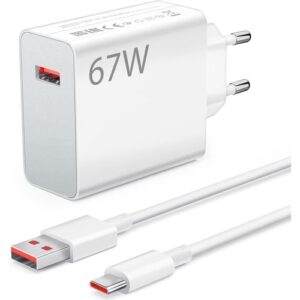 Chargeur Xiaomi 67W  (USB-A +TYPE C)