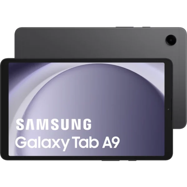 8806095361604 h f l 0 1 <strong>Samsung Galaxy tab A9</strong>. Disponible sur <i><em><strong><span style="color: #800080"><a style="color: #800080" href="https://bit.ly/App-PhonesStore-Android">Phones Store</a></span> </strong></em>U</i>niquement au meilleur prix du marché. Téléchargez l’application <em><strong><span style="color: #800080"><a style="color: #800080" href="https://bit.ly/App-PhonesStore-Android">Phones Store</a></span> </strong></em>ici pour ne rien rater <ul> <li><strong>Mémoire RAM</strong> : 8Go RAM</li> <li><strong>Mémoire interne</strong> : 128 GO</li> <li><strong>Batterie</strong> : 5100 mAh</li> <li><strong>Caméra arrière</strong> : AF 8 MP</li> <li><strong>Caméra avant (selfie)</strong> : FF 2 MP</li> <li><strong>Processeur</strong> : MediaTek Hélio | Processeur G99</li> <li><strong>Système d’exploitation</strong> : Android 14, up to 2 major Android upgrades</li> <li><strong>Écran</strong> : 8,7″ (22,1 cm) – Résolution : 800 x 1340 pixel</li> <li><strong>Haut-parleurs</strong>  : 2 Dolby Atmos</li> <li><strong>Carte SIM</strong> : 1xSIM</li> <li><strong>Réseaux</strong> : 4G</li> <li><strong>Garantie 24 mois sav</strong></li> <li>Localisations <span style="color: #800080"><strong><a style="color: #800080" href="https://bit.ly/AdressePhonesStore">Phones Store</a></strong></span></li> </ul>