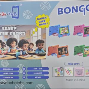 IMG 20251118 125537 Avec sa double caméra la<strong> Bébé-Tab Bongo</strong> permet de prendre des photos ludiques tout en gardant un contrôle sécurisé retrouvez ici ses caractéristiques, Disponible sur <a href="https://bit.ly/App-PhonesStore-Android"><strong><em>Phones Store</em></strong></a><strong><em> </em></strong><em>U</em>niquement au meilleur prix du marché. Retrouvez ici ces caractéristiques. Téléchargez l’application <a href="https://bit.ly/App-PhonesStore-Android"><strong><em>Phones Store</em></strong></a><em> </em>ici pour ne rien rater. <ul> <li><strong>Mémoire RAM</strong>: 6Go</li> <li><strong>Mémoire interne</strong>: 256 Go</li> <li><strong>Batterie</strong>: 3000 mAh</li> <li><strong>Ecran </strong>: 7.0 pouces IPS</li> <li><strong>Carte Sim</strong>: Pas de sim</li> <li><strong>Système d’exploitation</strong>: Android 13</li> <li><strong>Caméra </strong>: 2MP</li> <li><strong>Processeur </strong>: Quad core</li> <li><strong>WIFI uniquement</strong></li> <li><strong>Etui disponible</strong></li> <li><strong>Pour enfants de 0 à 7ans</strong></li> <li><strong>Couleurs disponibles: vert</strong></li> <li>Localisations <a href="https://bit.ly/AdressePhonesStore"><strong>Phones Store</strong></a></li> </ul>