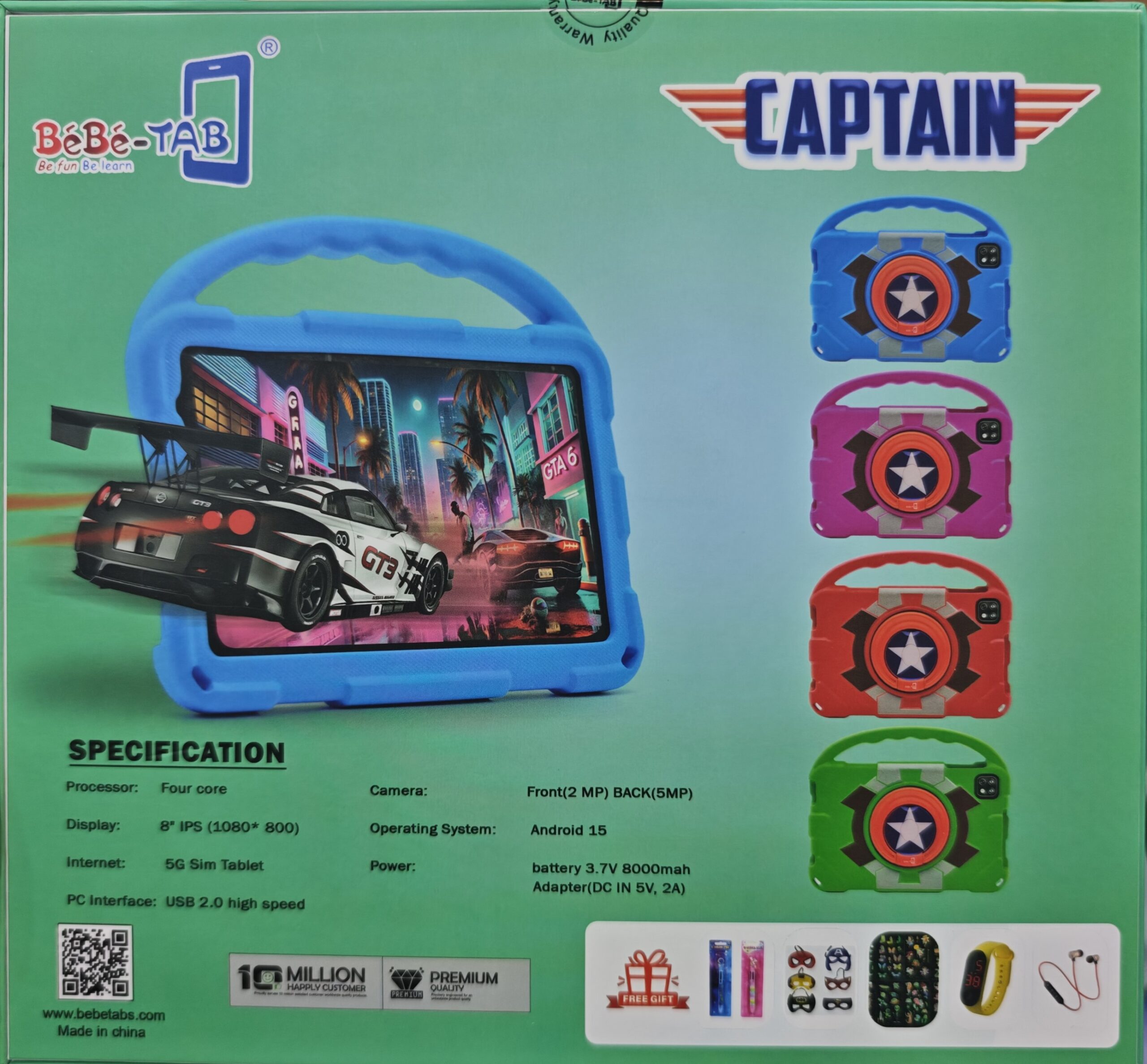 Bébé-Tab CAPTAIN- 08/256 Go – Image 2