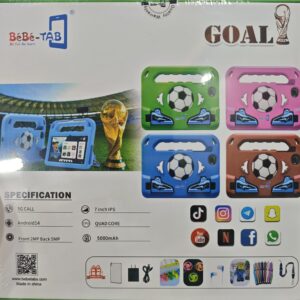 IMG 20251118 131155 1 Avec sa batterie haute capacité de 5000 mAh la <strong>BéBé-Tab GOAL</strong> permet de longues sessions d’apprentissage et de jeu retrouvez ici ses caractéristiques, Disponible sur <a href="https://bit.ly/App-PhonesStore-Android"><strong><em>Phones Store</em></strong></a><strong><em> </em></strong><em>U</em>niquement au meilleur prix du marché. Retrouvez ici ces caractéristiques. Téléchargez l’application <a href="https://bit.ly/App-PhonesStore-Android"><strong><em>Phones Store</em></strong></a><em> </em>ici pour ne rien rater. <ul> <li><strong>Mémoire RAM</strong>: 6Go</li> <li><strong>Mémoire interne</strong>: 256 Go</li> <li><strong>Batterie</strong>: 5000 mAh</li> <li><strong>Ecran </strong>: 7.0 pouces IPS</li> <li><strong>Carte Sim</strong>: Sim unique</li> <li><strong>Système d’exploitation</strong>: Android 14</li> <li><strong>Caméra Arriere</strong>: 5MP</li> <li>Camera avant: 2MP</li> <li><strong>Processeur </strong>: Quad core</li> <li><strong>Reseau: 5 g</strong></li> <li><strong>Etui, écouteurs disponible</strong></li> <li><strong>Pour enfants de 0 à 10 ans</strong></li> <li><strong>Couleurs disponibles: Rose </strong></li> <li>Localisations <a href="https://bit.ly/AdressePhonesStore"><strong>Phones Store</strong></a></li> </ul>