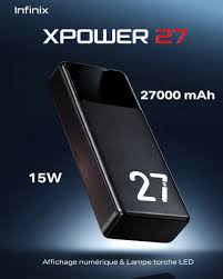 Infinix Xpower 27- 27 000 mAh charge rapide 15 W