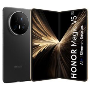 1 29 1 Le <strong data-start="121" data-end="139">Honor Magic V5</strong> est un smartphone pliable haut de gamme, Il combine innovation, puissance et design élégant, Disponible sur <a href="https://bit.ly/App-PhonesStore-Android"><strong><em>Phones Store</em></strong></a><strong><em> </em></strong><em>U</em>niquement au meilleur prix du marché. ‎Retrouvez ici ces caractéristiques. Téléchargez l’application <a href="https://bit.ly/App-PhonesStore-Android"><strong><em>Phones Store</em></strong></a><em> </em>ici pour ne rien rater. <ul> <li><strong>Mémoire RAM</strong>:   16Go</li> <li><strong>Mémoire interne</strong>:  512 Go</li> <li><strong>Batterie</strong>:  5820 mAh avec charge rapide 66 W</li> <li><strong>Caméra arrière</strong>: <span dir="ltr">50 MP</span> ( Grand-angle ),<span dir="ltr">64 MP</span> ( Téléobjectif périscopique ),<span dir="ltr">50 MP</span> ( Ultra grand-angle )</li> <li><strong>Caméra avant (selfie)</strong>:  20 MP</li> <li><strong>Processeur </strong>: Qualcomm Snapdragon 8 Elite</li> <li><strong>Système d’exploitation</strong>:   Android 15</li> <li><strong> Écran</strong>: 7,95  pouces Pliable LTPO AMOLED, résolution  2172 × 2352 pixels, Taux de rafraichissement 120 Hz</li> <li><strong>Carte SIM</strong>:   Double SIM (Nano-SIM + Nano-SIM)</li> <li><strong>Réseaux</strong>:  5G</li> <li><strong>Poids</strong>:  217 g</li> <li><strong>IP58   Résistance à la poussière et à l'eau</strong></li> <li><strong>Garantie 12 mois sav</strong></li> <li>Localisations <a href="https://bit.ly/AdressePhonesStore"><strong>Phones Store</strong><strong> </strong></a></li> </ul> Le <strong data-start="751" data-end="769">Honor Magic V5</strong> est conçu pour ceux qui veulent un smartphone innovant et premium.