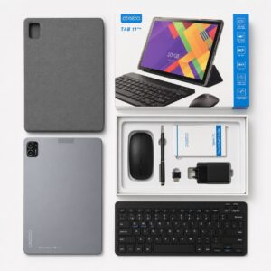 IMG 20260429 WA00001.jpg La<strong> Oteeto TAB 11 Pro</strong> vous offre un confort visuel parfait pour regarder vos vidéos, étudier ou naviguer sur internet, Vendu avec <strong>clavier, souris, Etui, Stylet tactile</strong>, Disponible sur <a href="https://bit.ly/App-PhonesStore-Android"><strong><em>Phones Store</em></strong></a><strong><em> </em></strong><em>U</em>niquement au meilleur prix du marché. ‎Retrouvez ici ces caractéristiques. Téléchargez l’application <a href="https://bit.ly/App-PhonesStore-Android"><strong><em>Phones Store</em></strong></a><em> </em>ici pour ne rien rater. <ul> <li><strong>Mémoire RAM</strong>:   08Go</li> <li><strong>Mémoire interne</strong>:  512 Go</li> <li><strong>Batterie</strong>:  6000 mAh</li> <li><strong>Caméra arrière</strong>:  13 MP</li> <li><strong>Caméra avant (selfie)</strong>:   08 MP</li> <li><strong>Processeur </strong>: Octa-core 1,3 GHz</li> <li><strong>Système d’exploitation</strong>:  Android 13</li> <li><strong>Écran</strong>:  10,1 pouces , résolution 1280 x 800 pixels</li> <li><strong>Réseaux</strong>:  5G</li> <li><strong>Carte SIM</strong>:   Double SIM (Nano-SIM + Nano-SIM)</li> <li><strong>WIFI</strong></li> <li><strong>Garantie 12 mois sav</strong></li> <li>Localisations <a href="https://bit.ly/AdressePhonesStore"><strong>Phones Store</strong></a></li> </ul> une tablette 5G polyvalente qui allie performance et créativité