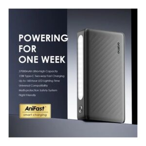 Oraimo Power Bank | Traveler 3 Lite (modèle OPB-1270)-27000mAh 15 W – Prix en Côte d'Ivoire | Phones Store Abidjan – Image 2